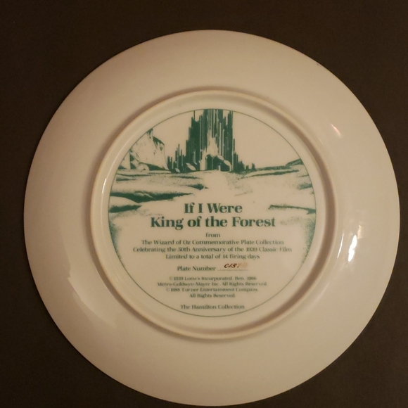 The Wizard Of Oz commemorative plate - Picture 2 of 2